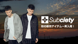 Subciety (サブサエティ)より秋の新作一斉入荷！好評のペイズリー柄ジャカード・シャツに長袖が新登場！拘りのウォッシュ加工でヴィンテージ感を演出したダブル・ジップ・パーカーやスウェット・パンツなども必見！