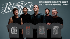 PARKWAY DRIVE、単独での来日公演決定を記念してゲキクロ初となる公式バンドTシャツの予約受付を緊急開催！ご予約は9/24(水)23:59まで！