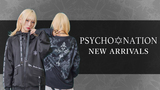 ダークでジェンダーレスなパンク・ファッション・ブランドPSYCHO NATION(サイコ・ネーション)より、秋の新作が一斉入荷！パーカーとロンT、ボトムスが登場！