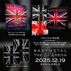 BABYMETAL、日本人グループ史上初となったロンドンO2アリーナ単独公演のライヴ映像作品『BABYMETAL - LIVE AT THE O2 ARENA』12/19リリース決定！