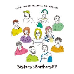 FOUR GET ME A NOTS、FILTER、THE LOCAL PINTSのオリジナル・ポップ・ビート極めた3WAYスプリットEP『Sisters & Brothers EP』10/25配信リリース決定！