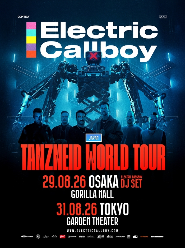 ELECTRIC CALLBOY、来年8月に来日公演決定！大阪はELECTRIC BASSBOY（DJ SET）での公演！