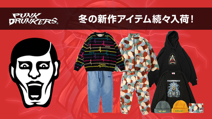 PUNK DRUNKERS (パンク・ドランカーズ) より冬の最新アイテム入荷!心電図柄のニット、