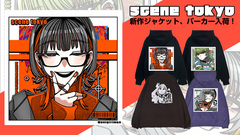 SCENE TOKYO (シーン・トウキョウ)より、人気イラストレーター"おにぎりまん"のガールズ・イラストを落とし込んだ冬の新作アイテム入荷！大人気のプルオーバー、ジップパーカーパのほか、様々な着こなしを楽しめるリバーシブル・ボア・ジャケットも登場！