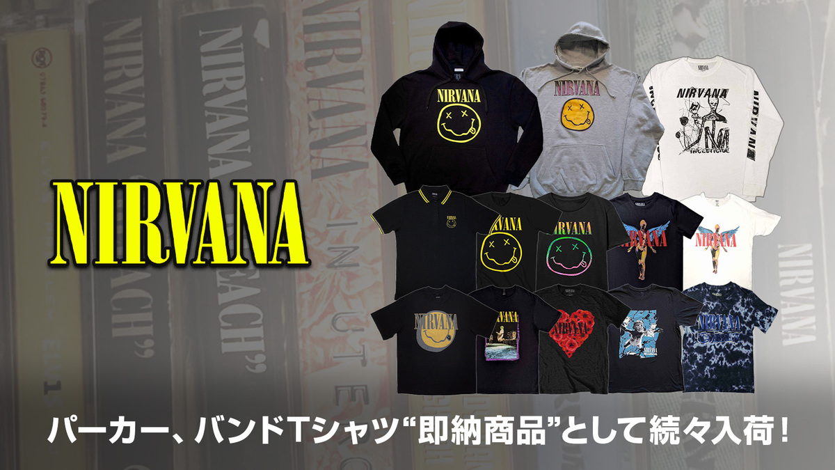 NIRVANA、公式バンド・マーチがゲキクロに一斉入荷！この冬即戦力と