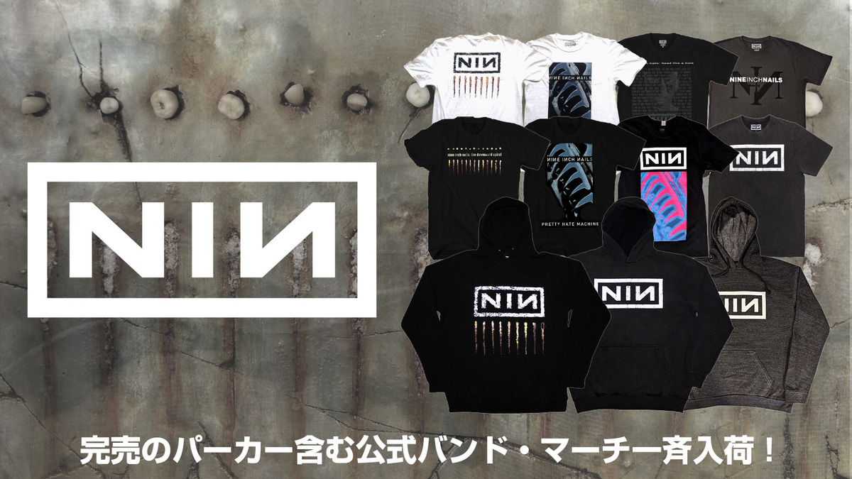即完売　レア　新品未使用　NINE INCH NAILS オフィシャル NINE INCH NAILS、完売していた人気アイテムが