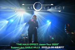 THE HALO EFFECTのライヴ・レポート公開！IN FLAMES歴代メンバーによるスーパー・バンドが初の日本単独公演開催、メロデスの魅力を改めて証明した記念碑的な一夜をレポート！