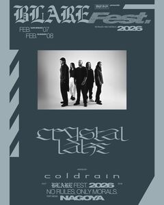 coldrain主催"BLARE FEST. 2026"、Amira Elfeky出演キャンセルに伴いCrystal Lake出演決定