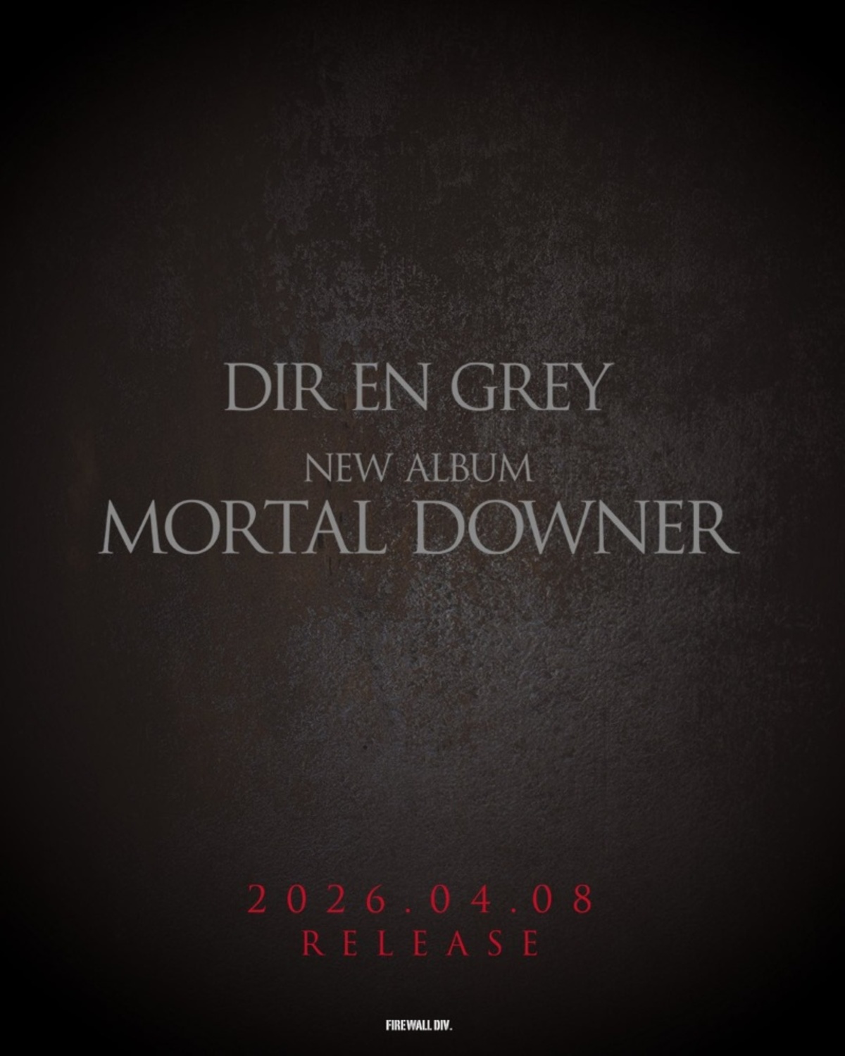 DIR EN GREY、ニュー・アルバム『MORTAL DOWNER』4/8リリース決定