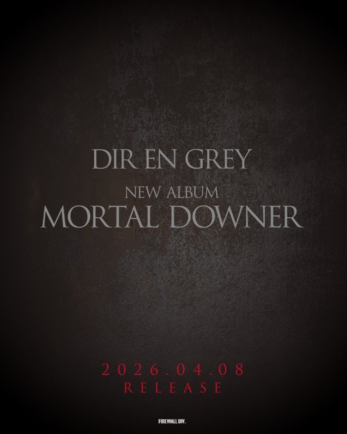DIR EN GREY、ニュー・アルバム『MORTAL DOWNER』4/8リリース決定＆詳細公開！発売記念インストア・イベント開催も！
