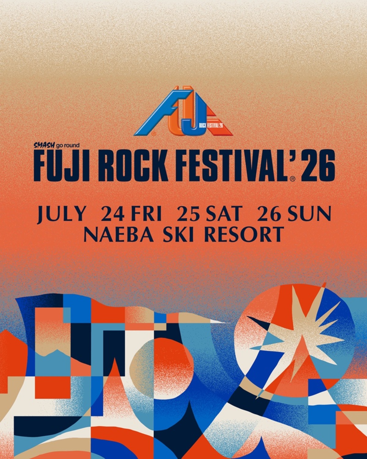 FUJI ROCK FESTIVAL'26が7/24-26苗場で開催