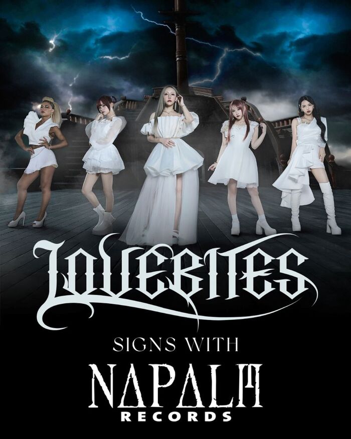 LOVEBITES、オーストリアの名門メタル・レーベル"Napalm Records"との契約発表！ニュー・アルバム『OUTSTANDING POWER』全世界リリース決定！