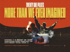 TWENTY ONE PILOTS、最新ライヴ映画"Twenty One Pilots: More Than We Ever Imagined"2/26より限定上映決定！
