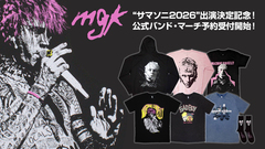 MGK（MACHINE GUN KELLY）、"SUMMER SONIC 2026"出演決定を記念して公式バンド・マーチ予約受付開始！『Tickets To My Downfall』のモチーフを使用したバンドTシャツやパーカーなどがラインナップ！ご予約は3/18(水)23:59まで！