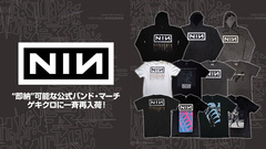 最新作『Tron Ares: Divergence』をリリースしたNINE INCH NAILS、バンドTシャツを中心に"即納"可能な公式バンド・マーチ一斉再入荷！不動の最高傑作『Downward Spiral』のアートワークを落とし込んだアイテムも多数ラインナップ！