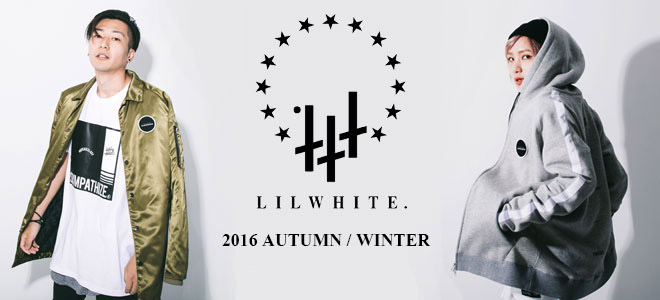 LILWHITE.を大特集！軽い着心地で秋ファッションの要となるナイロン・ジャケットや２周年を記念したロンＴやＴシャツなど新作続々入荷中！
