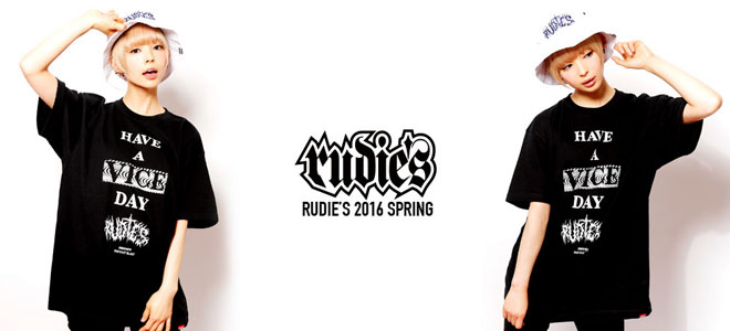 RUDIE'Sを大特集！TAKUMA(10-FEET)や最上もが(でんぱ組.in)などが着用するシャツやショート・パンツやキャップなど新作続々入荷中！