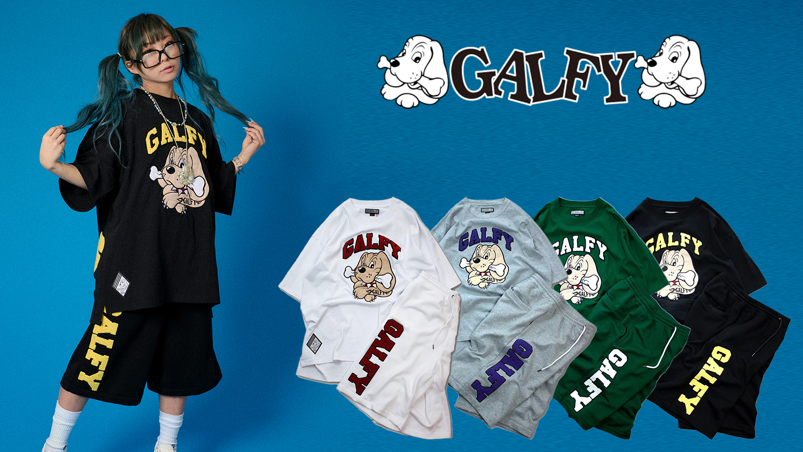 GALFY ガルフィー ベースボールシャツ  セットアップ