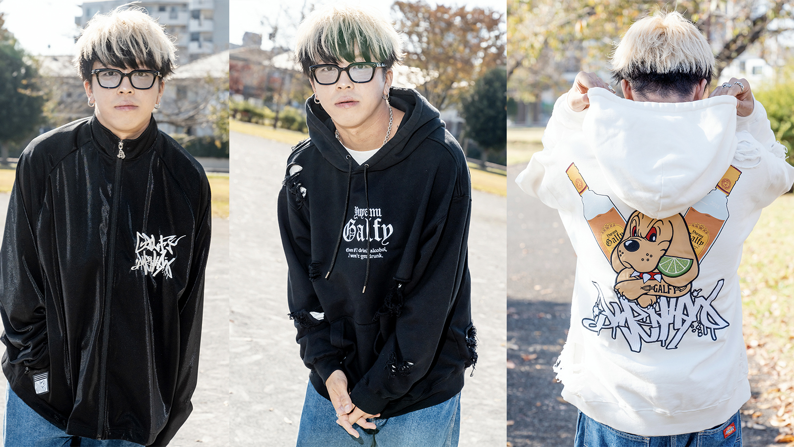 夕闇に誘いし漆黒の天使達 × GALFY × GEKIROCK CLOTHINGの