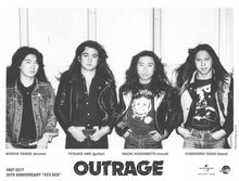 OUTRAGE サイン色紙