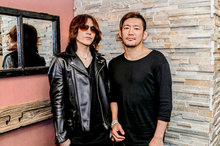 SUGIZO（LUNA SEA）×TOSHI-LOW（BRAHMAN） コラボサイン色紙