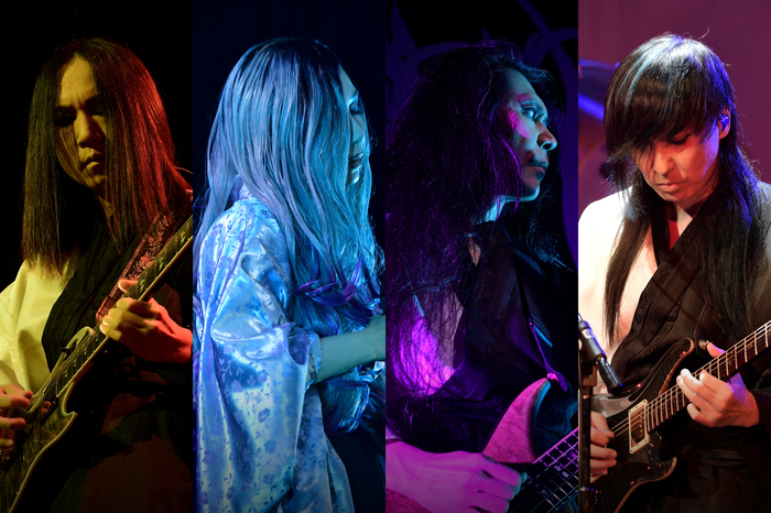 陰陽座 扇子ステッカー＋#瞬火（Ba/Vo）直筆サイン色紙