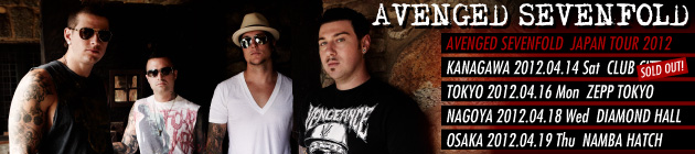 AVENGED SEVENFOLD Japan Tour 2012特集！！