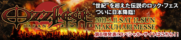 Ozzfest Japan 2013特集！！
