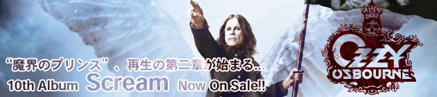 Ozzy Osbourne『Scream』リリース！！