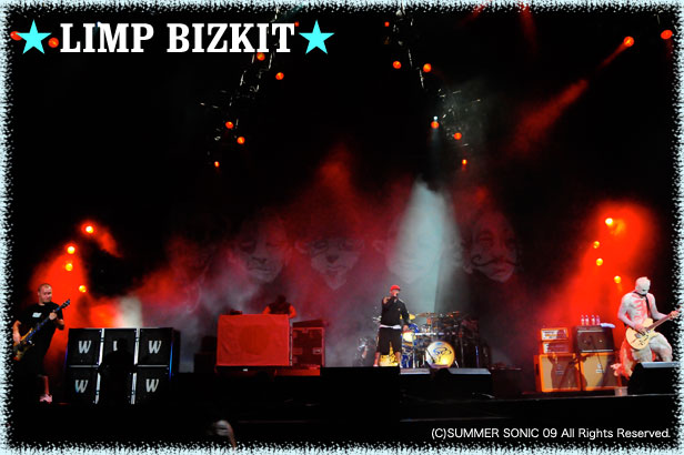 LIMP BIZKIT　サマーソニック09ライブレポート