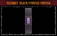 FAIRMAY BLACK/PURPLE-FMY004